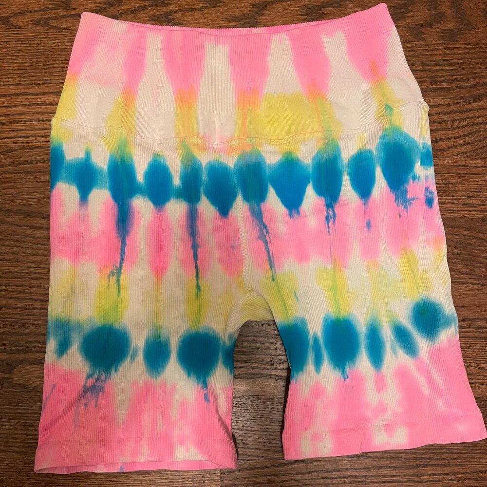 Spiritual Gangster Tie-Dye Bike Shorts - XS/S
